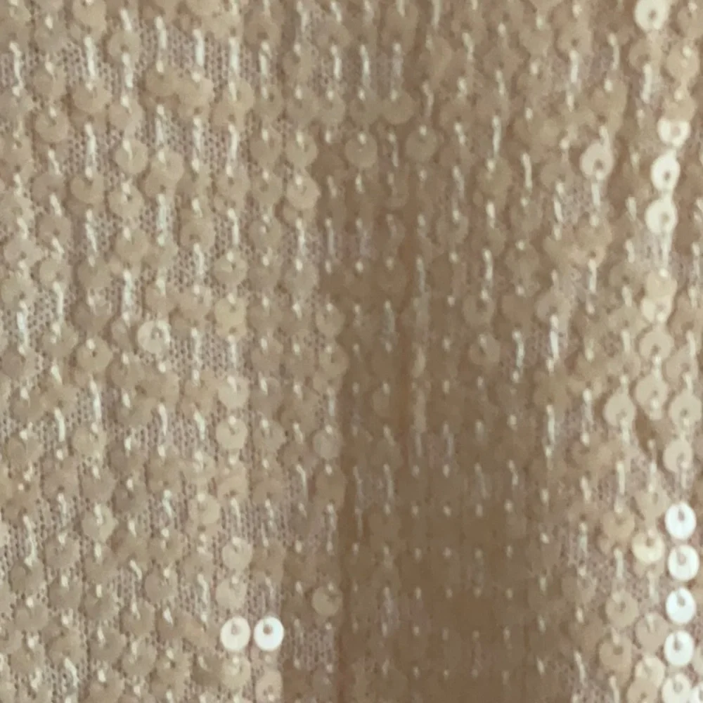 Zara Blush Sequin Sleeveless Gown - Picture 4 of 4